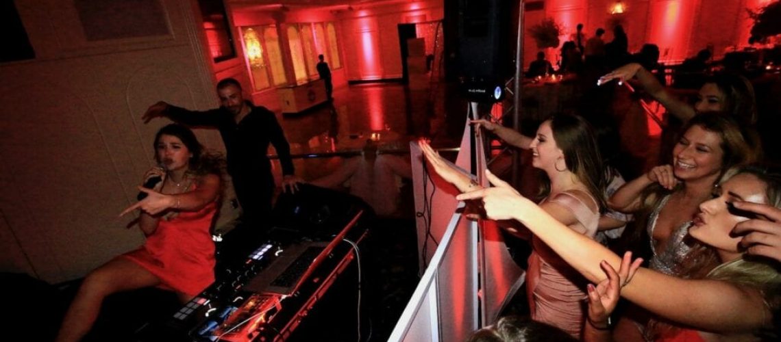 Rocking out at a private event! Good times.