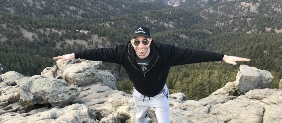 Top of the Flat Irons in Boulder Colorado